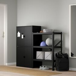 Система хранения Ikea Bror 161x40x133 (Черный) Thumb