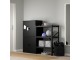 Sistem depozitare Ikea Bror 161x40x133 (Negru)