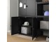 Sistem depozitare Ikea Bror 161x40x133 (Negru)