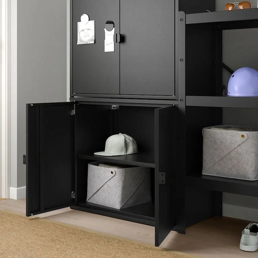 Система хранения Ikea Bror 161x40x133 (Черный)