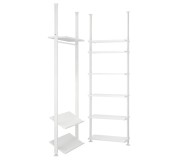 Sistem depozitare Ikea Elvarli 2 sectiuni 92/92x222-350 (Alb)