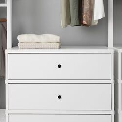 Sistem depozitare Ikea Elvarli 3 sectiuni/6 sertare 178x51x222-350 (Alb) Thumb