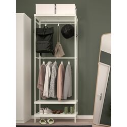 Sistem depozitare Ikea Mackapar 78x32x200 (Alb)