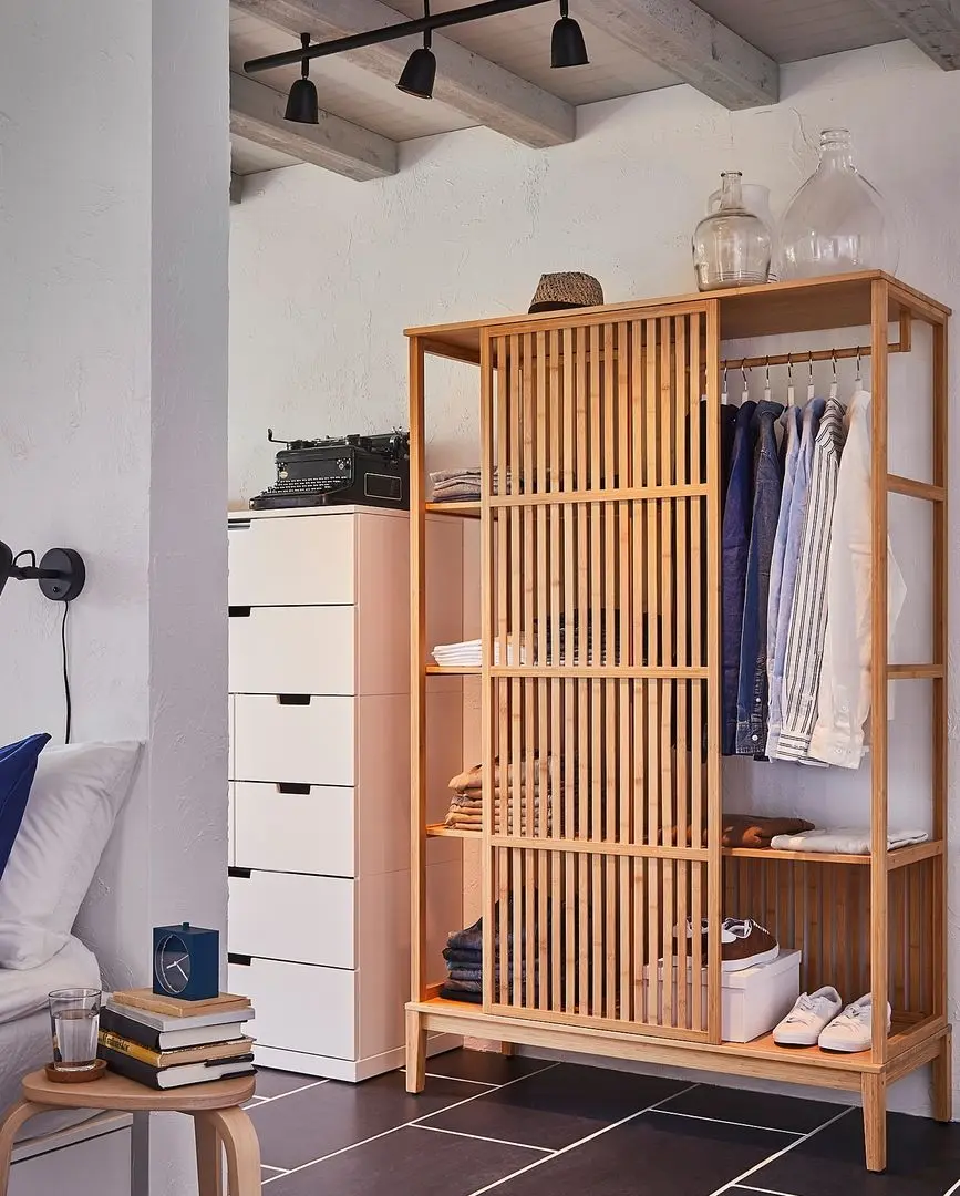 Система хранения Ikea Nordkisa 120x186 (Бамбук)