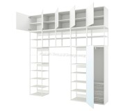 Sistem depozitare Ikea Platsa 6 usi 300x42x301 (Alb Straumen/Fonnes Alb)