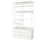 Sistem depozitare Ikea Platsa 6 sertare 140x42x241 (Alb/Fonnes Alb)