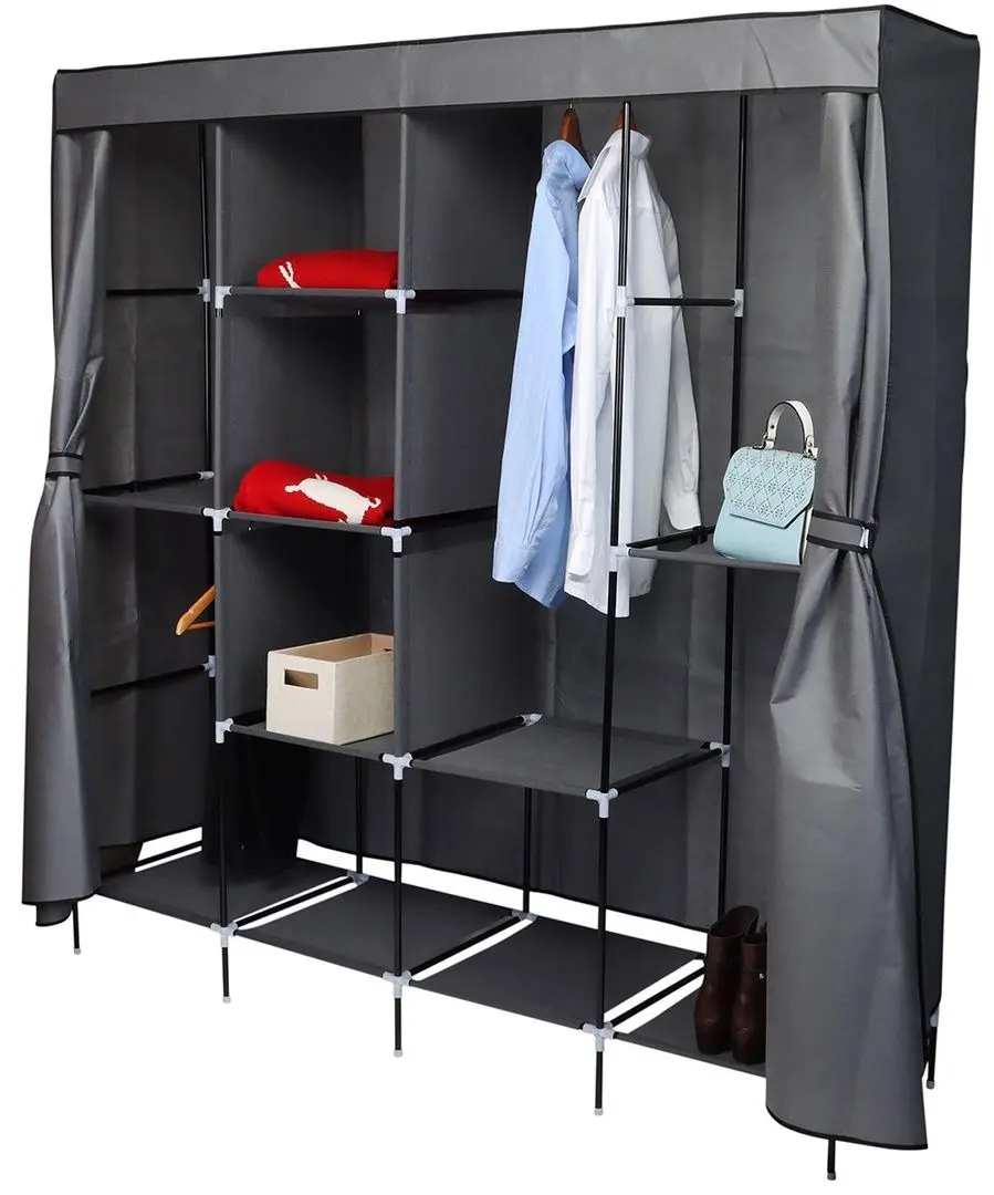 Dulap textil Saska Garden 45238 (Dark Gray)