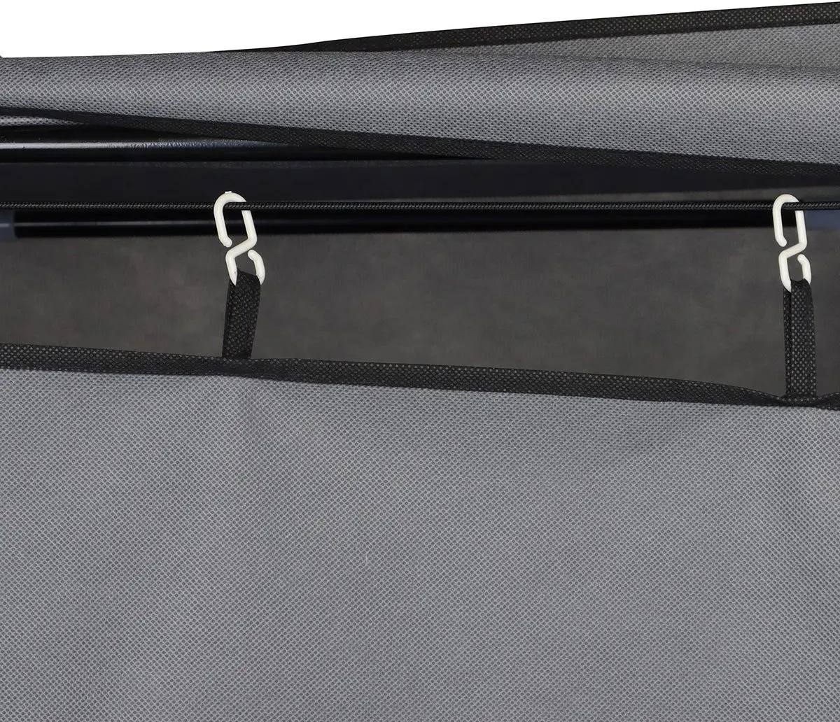 Dulap textil Saska Garden 45238 (Dark Gray)