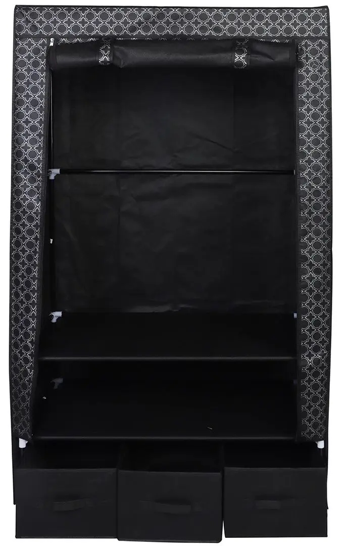 Шкаф текстильный Saska Garden 45245 (Black)