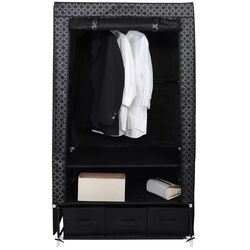 Шкаф текстильный Saska Garden 45245 (Black) Thumb