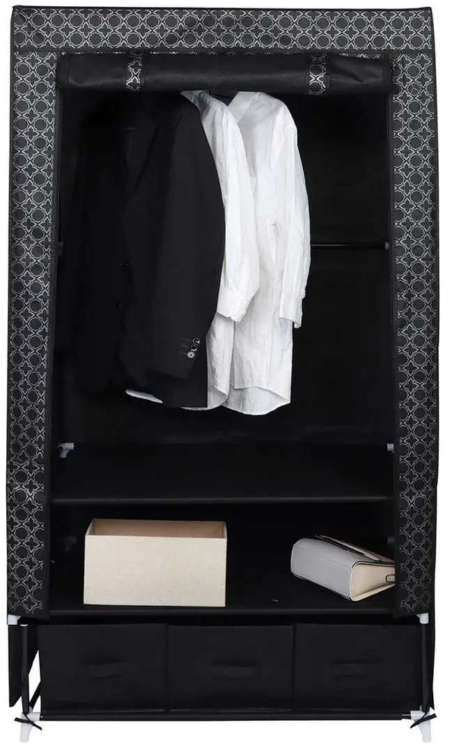 Шкаф текстильный Saska Garden 45245 (Black)