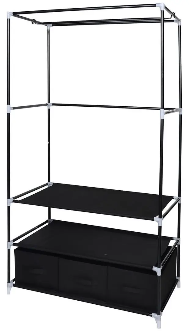 Шкаф текстильный Saska Garden 45245 (Black)