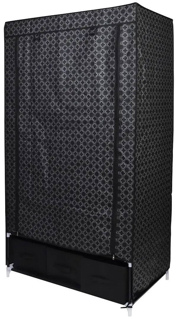 Шкаф текстильный Saska Garden 45245 (Black)