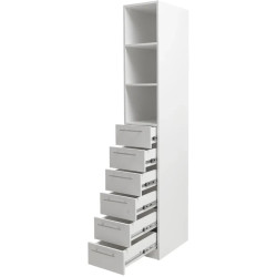 Garderoba Vasto Furniture Domo Modul 5 (White) Thumb
