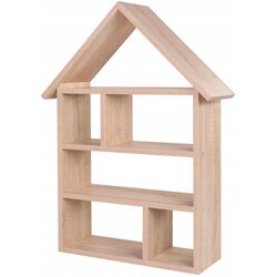 Etajera-casuta BellaLuni Domek 87x54x18 (Sonoma Oak) Thumb