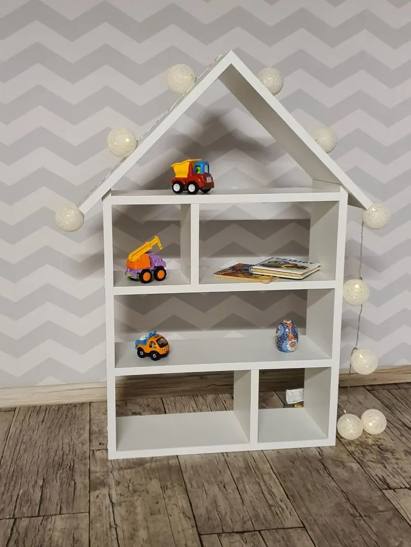 Etajera-casuta BellaLuni Domek 87x54x18 (White)