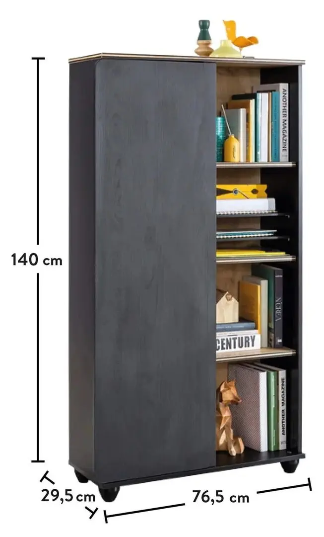 Стеллаж Cilek Black 20.58.1503.00 (Black/Wood) - 4