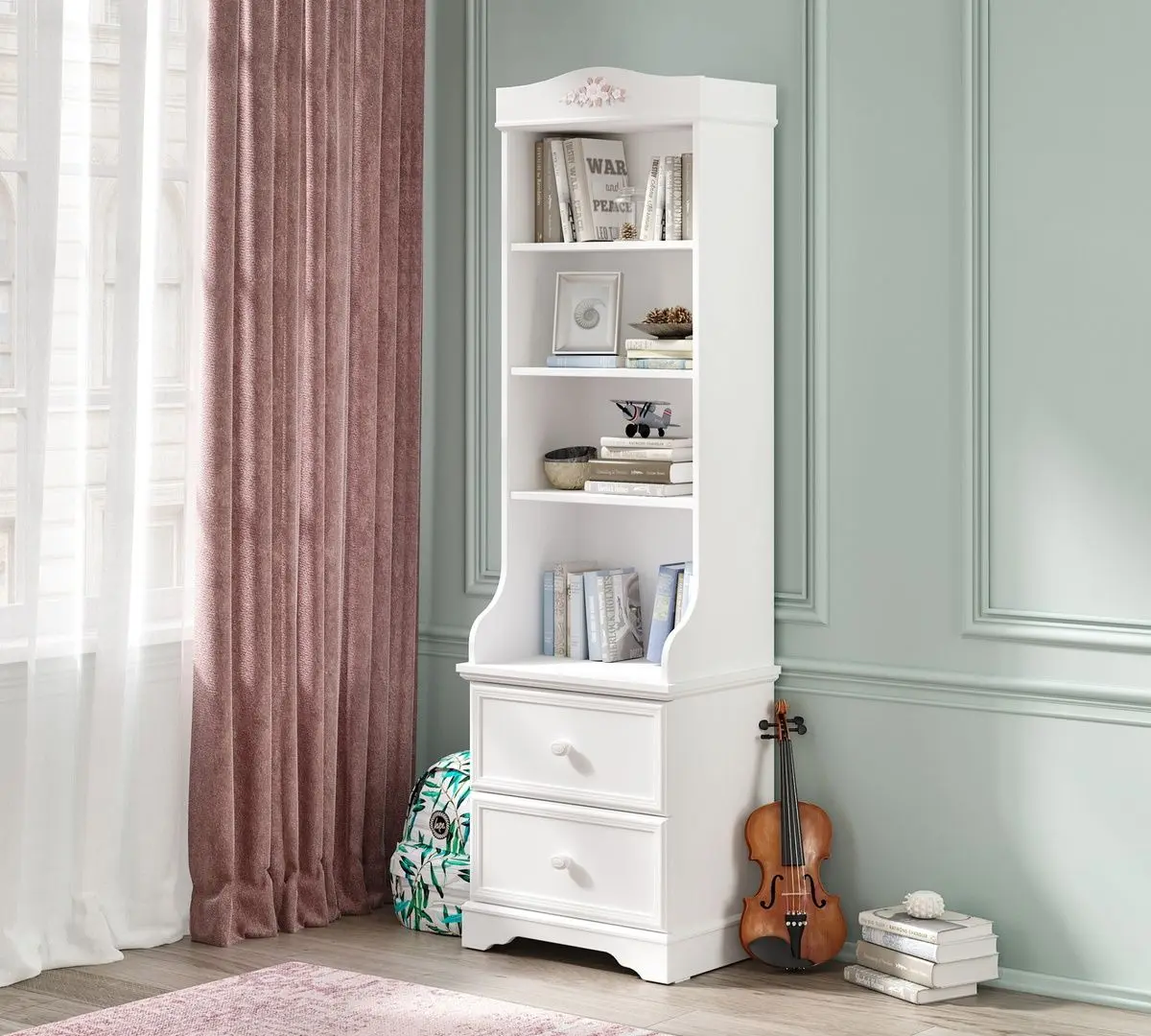 Книжный шкаф Cilek Rustic 20.72.1501.00 (White) - 2