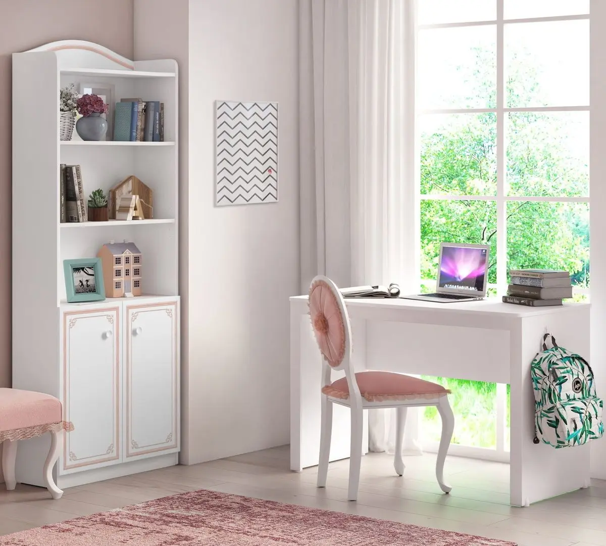 Шкаф книжный Cilek Selena Pink 20.70.1501.00 - 2