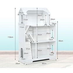 Кукольный домик Costway HW68698 (White) Thumb