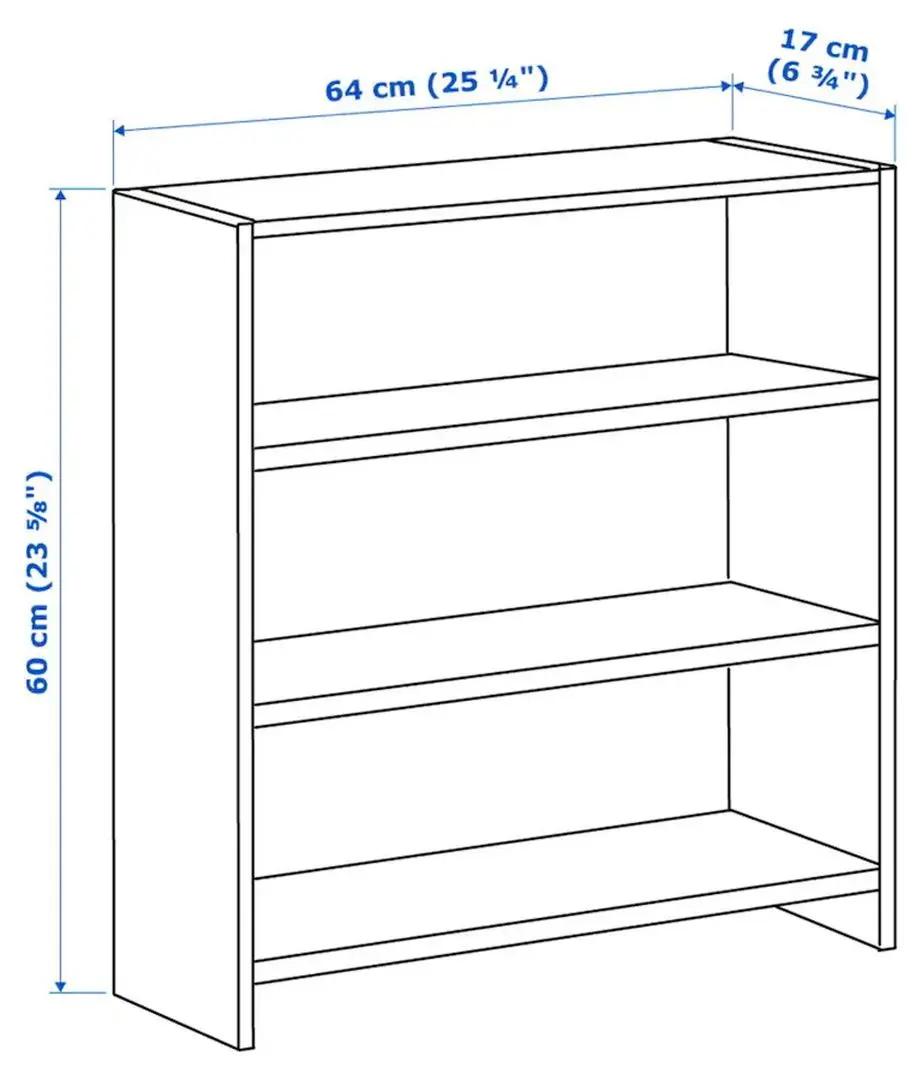 Настольная полка Ikea Pahl 64x60 (Белый)