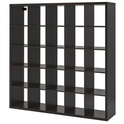Etajera Ikea Kallax 182x182 (Negru-maro)