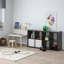 Etajera Ikea Kallax 77x147 (Negru-maro) Thumb