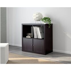 Etajera Ikea Kallax 77x77 (Negru-maro) Thumb