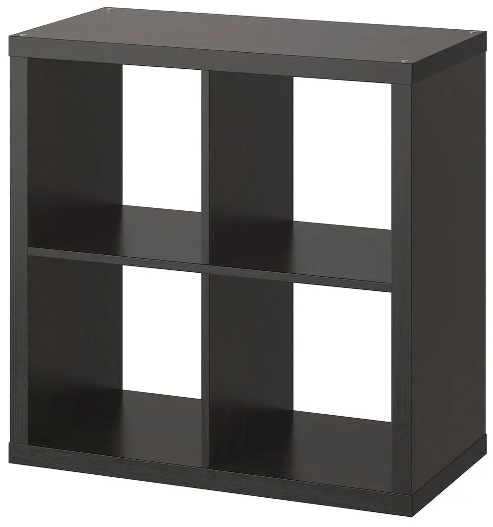 Etajera Ikea Kallax 77x77 (Negru-maro)