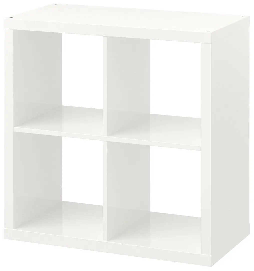 Etajera Ikea Kallax 77x77 (Lucios Alb)