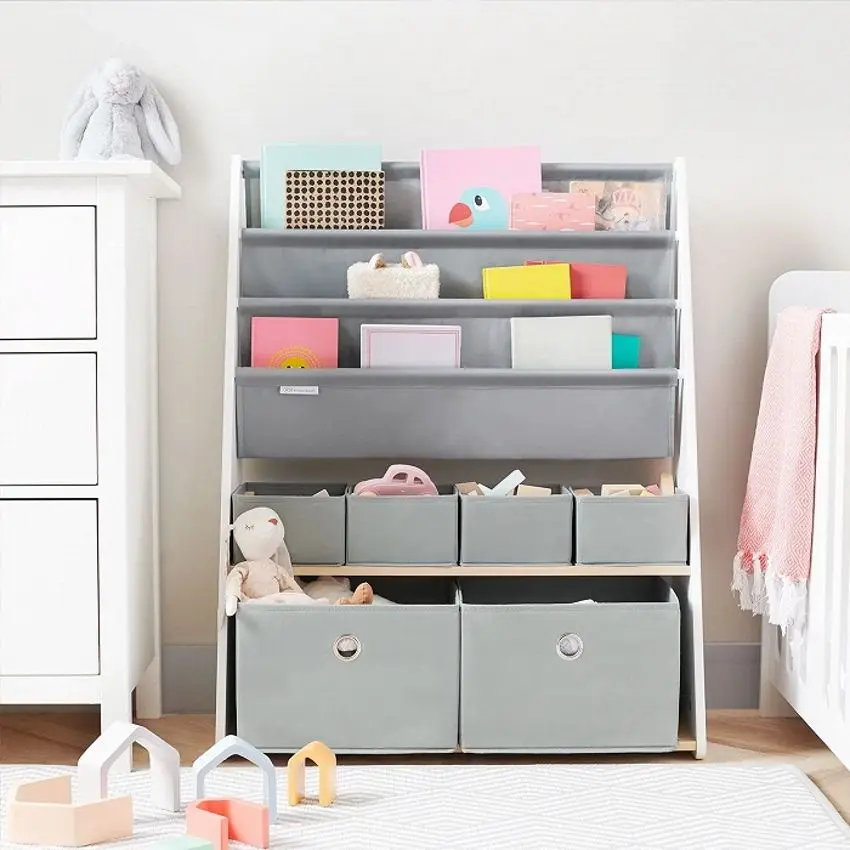 Стеллаж Kinderkraft Racoon (Grey/White) - 5