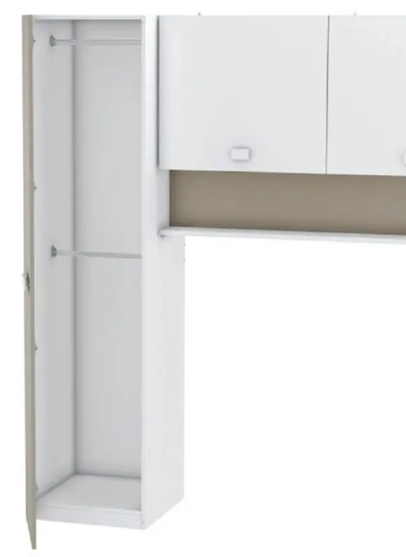 Шкаф Mobhaus Tidy (White/Gray-Brown) - 7