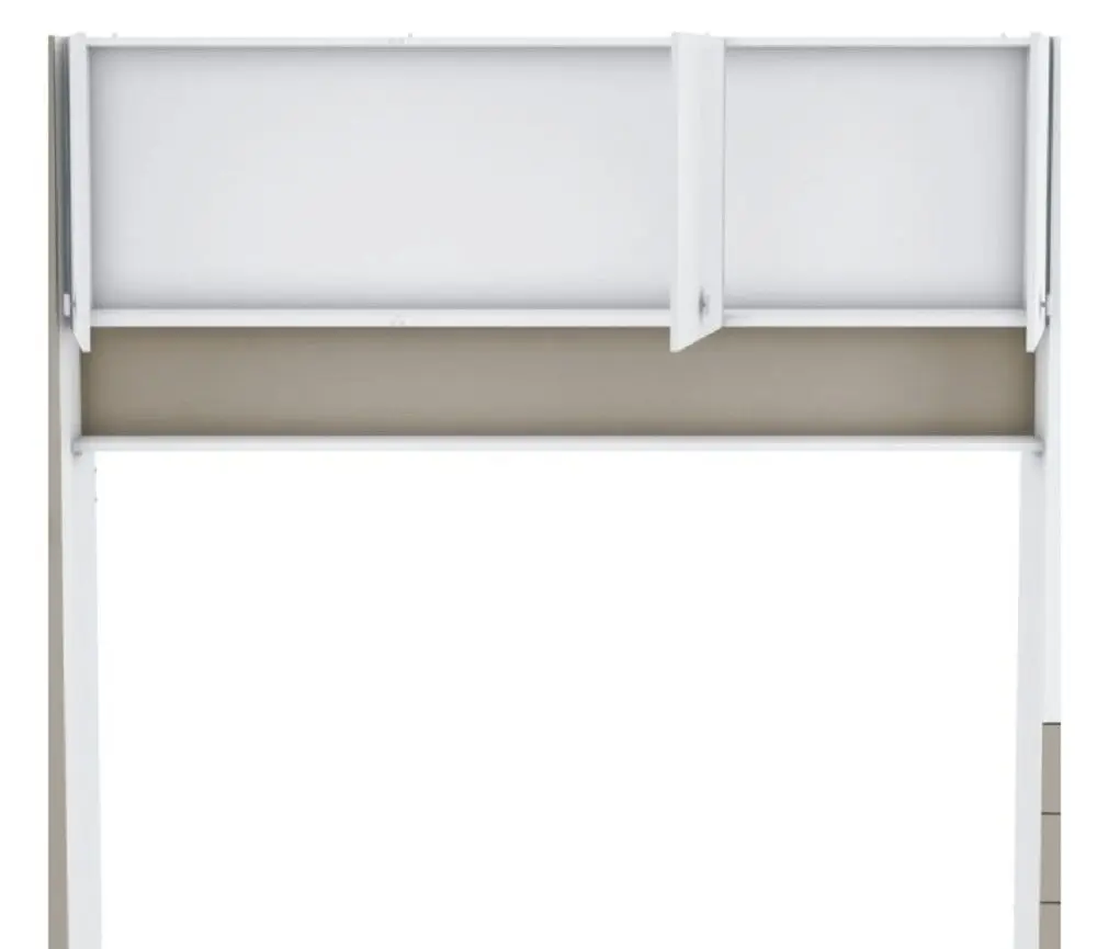 Шкаф Mobhaus Tidy (White/Gray-Brown) - 6