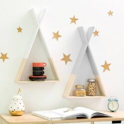 Полка Mobhaus Joli (White/Natural) Thumb