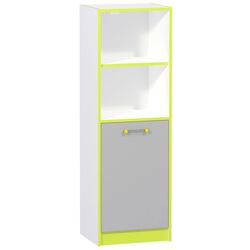 Стеллаж Mobi Альфа 09.135 (Лайм Зеленый/Серый/Белый Премиум)