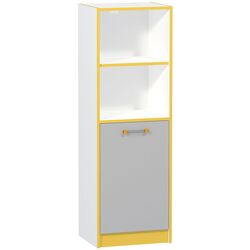 Стеллаж Mobi Альфа 09.135 (Солнечный Свет/Серый/Белый Премиум)