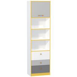 Etajera Mobi Alpha 09.137 (Sunlight/Gray/White Premium)