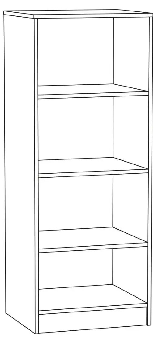 Стеллаж Mobi Гудвин 13.26 (Гикори Рокфорд Натуральный/Бензин/Мята) - 2