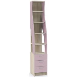 Etajera Mobi Nika 410 (Sand Beech/Lavender)