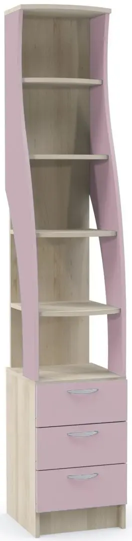 Etajera Mobi Nika 410 (Sand Beech/Lavender)