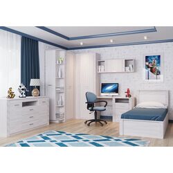 Стеллаж угловой SV-mebel Гамма-20 (Ясень Анкор Светлый) Thumb