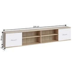 Raft suspendat Tempo Kondela Emio Typ 7 (Sonoma Oak/White) Thumb