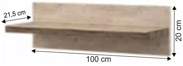 Raft Tempo Kondela Diaz (Madura Oak) - 2