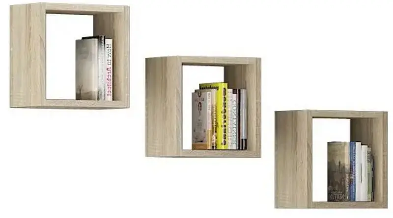 Полка Akord 3szt 25x25 (Sonoma Oak)
