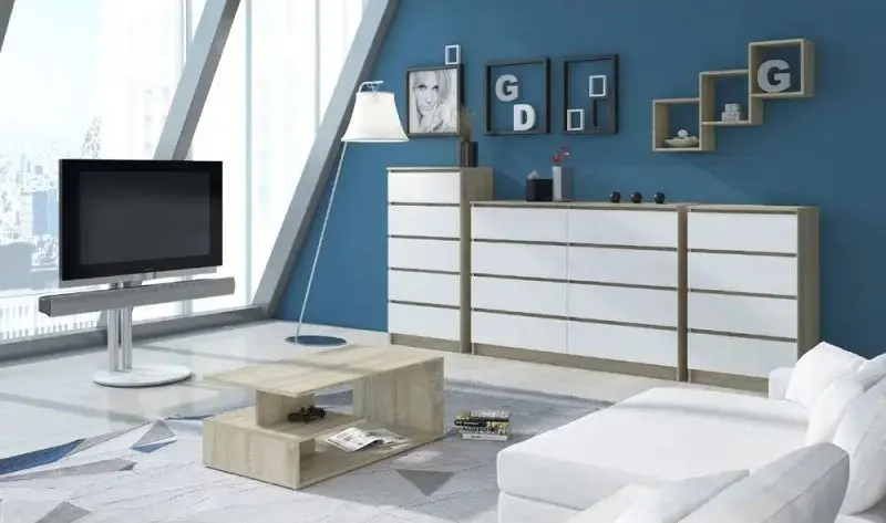 Полка Akord 3szt 25x25 (Sonoma Oak)