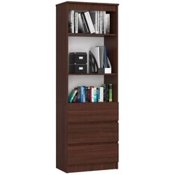 Etajera Akord R60 3SZ2P (Wenge)