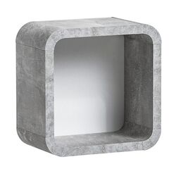 Полка ASM Wally AJW WY 01 (Concrete/White Gloss)