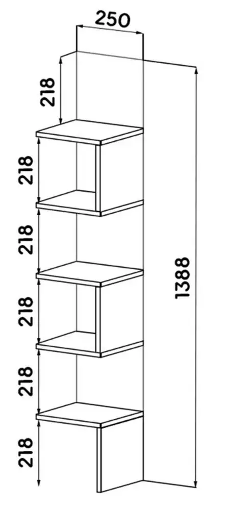 Raft BonMebel Snake 3 (Oak Sonoma) - 3