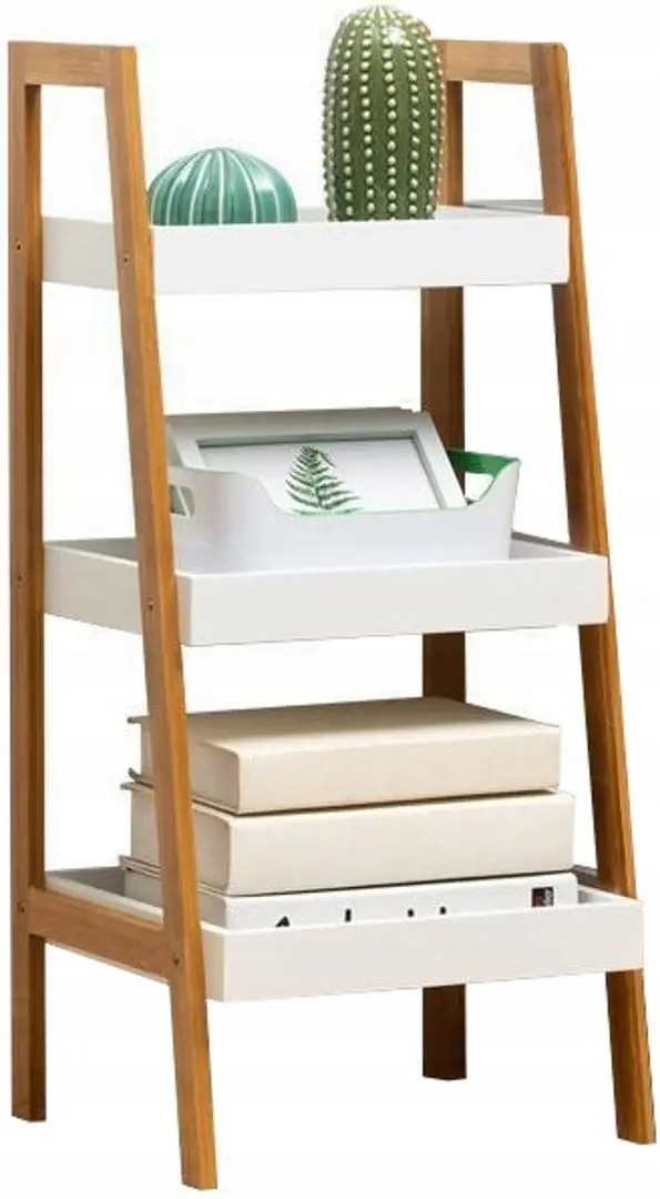 Etajera Chomik PHO5827 (White/Natural)