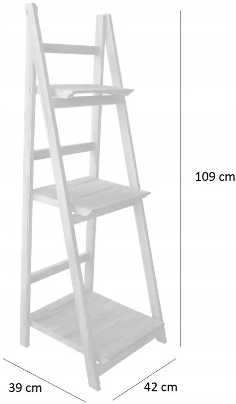 Стеллаж Chomik PHO8423 (Natural/White) - 2